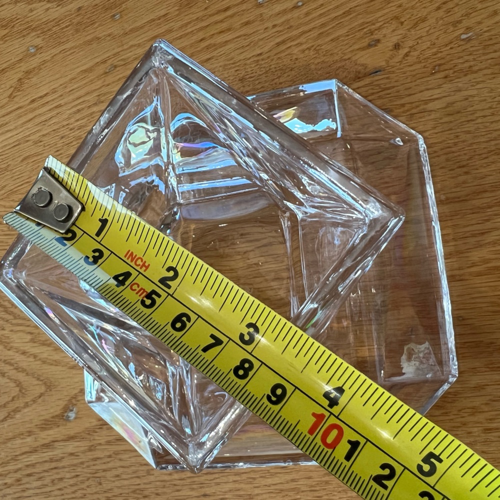 Partylite Retired Reversible Crystal Candle Holder - Picture 12 of 13